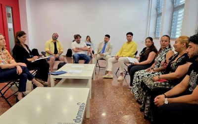 Les conselleres de Drets Socials i Inclusió i d’Universitats i Recerca han rebut a estudiants universitaris del Poble Gitano