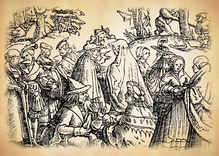 Gravat CosmoGraphive Universalis Gravat al “CosmoGraphive Universalis” de Münster, 1544