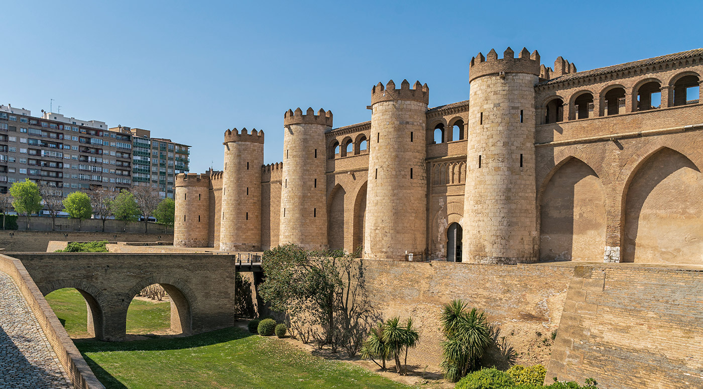 Fotografía - Palau o Castell de l’Aljaferia a la ciutat de Saragossa