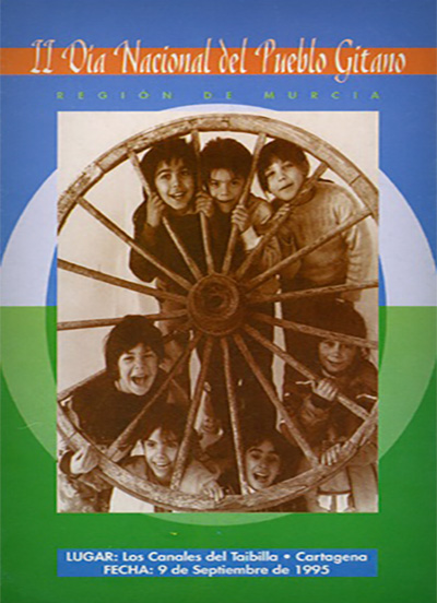 Cartell - Dia Nacional del Poble Gitano 1995.
